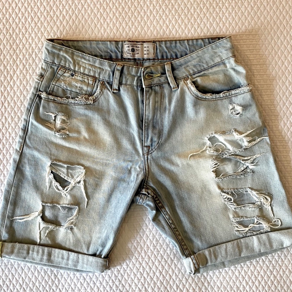 Zara Man Denim Shorts